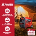 AiPower 4,000Watt Portable Inverter Generator Gas Powered, RV Ready