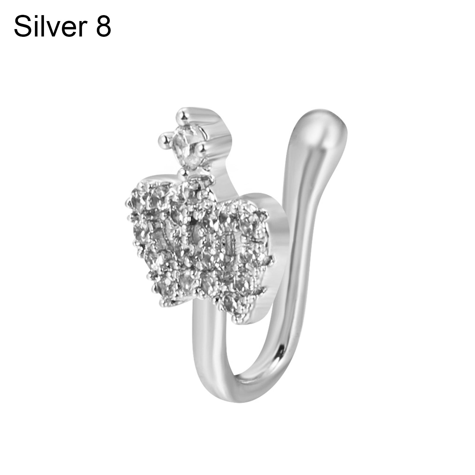 Platinum Ring Nosepin - Buy Platinum Ring Nosepin online in India