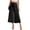D-Black, variant on MLDRA Capri Wide Leg Pants for Women Iinen Pants Casual Lounge Workout Cropped Work Loose High Waisted with Pockets