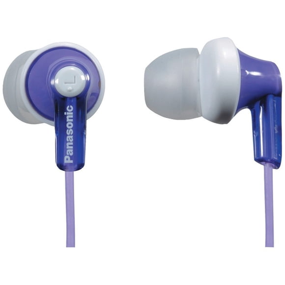 Auriculares Panasonic RP-HJE120-V con cable, intrauditivos, con conector de 3.5 mm, color morado