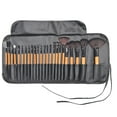 thumbnail image 1 of 24 Pinceles de Maquillaje Original Color Madera Set de Pinceles de Maquillaje Viene con una Bolsa de Pinceles Herramientas de Belleza de Maquillaje, 1 of 2