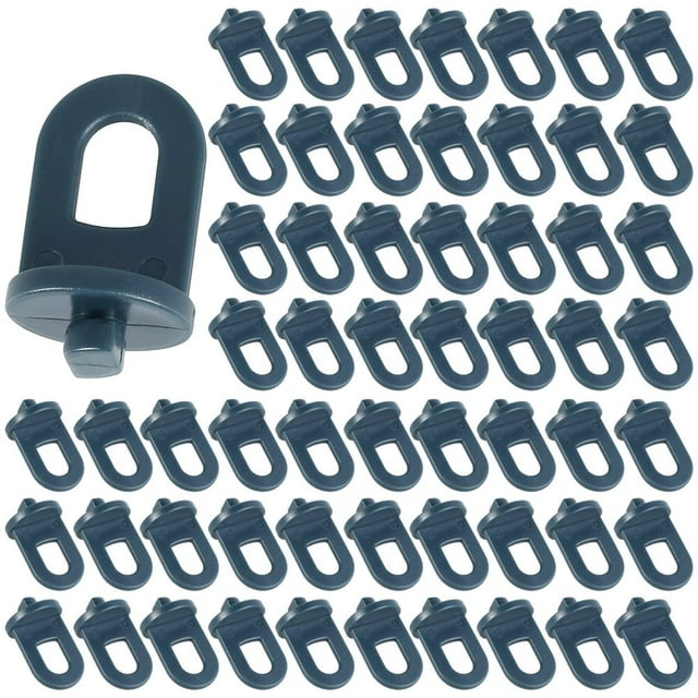 100/50 Pcs Crochets Torsadés pour Serre Maison Verte Crochets de Fixation Réutilisables pour Plantes Accessoire d'Isolation Premium pour Plantes