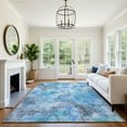 thumbnail image 7 of Addison Rugs Mayfield Premium Machine Washable Transitional Floral Blue Rectangle Rug, 8' x 10', 7 of 7