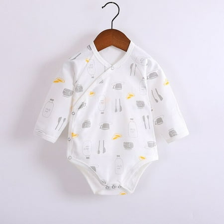 

CoCopeaunt Autumn Newborn Baby Bodysuit Babies Clothes Long Sleeve 100% Cotton Toddler Girls Romper Printing Infant Jumpsuit Boys Clothing