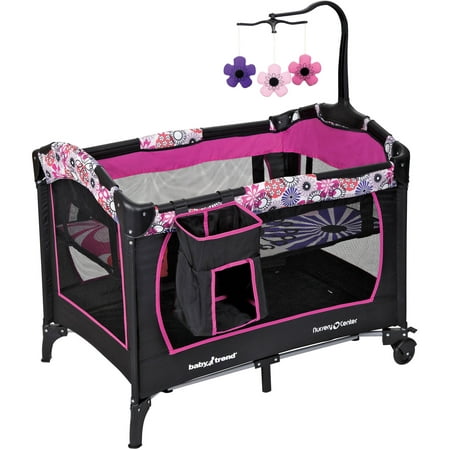 Baby Trend Nursery Center Playard, Floral Garden (Best Portable Play Yard)