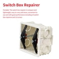 thumbnail image 3 of Cassette De Enchufe De Interruptor De 86Mm/3,38 Pulgadas, Reparador De Caja De Interruptor De Acero Laminado En Frío, Herramienta De Reparación De Caja De Interruptor Portátil Para Hotel De Fábrica Yuarrent TO005376-02, 3 of 7