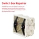 thumbnail image 3 of Cassette De Enchufe De Interruptor De 86Mm/3,38 Pulgadas, Reparador De Caja De Interruptor De Acero Laminado En Frío, Herramienta De Reparación De Caja De Interruptor Portátil Para Hotel De Fábrica Methold TO005376-02, 3 of 7