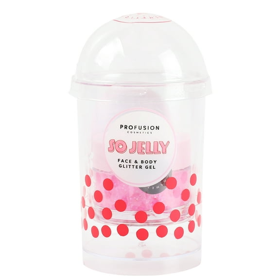 Profusion Cosmetics I Heart Boba So Jelly Face & Body Glitter - Dragon Fruit Jelly 0.1 oz