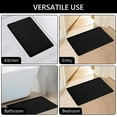thumbnail image 2 of Tripumer 2 Pcs Memory Foam Bathroom Rug Set with U-Shaped Contour Toilet Mat for Extra Absorbent Bathroom Floor Black, 2 of 8