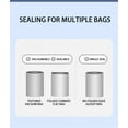 thumbnail image 2 of Household Automatic Food Vacuum Sealer, 62Kpa Food Vacuum Sealer with Food Storage Vacuum Bag Hose Attachment for Sealing Jars, Frozen Meat, Wet and Dry Universal for Various Ingredients, 2 of 4