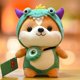 thumbnail image 2 of Adorable Squirrel Stuffed Animal Dressed in Dinosaur Costume Plushies Chipmuck with Dinosaur Outfit Cute Plush Toys for Kids, 2 of 5