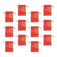 thumbnail image 4 of KAKOWELY Drawstring Bag 12pcs Embroidered Drawstring Bag Small Gift Bag Jewelry Pouch Wedding Candy Bag5.51"X3.94"X0.04", 4 of 5