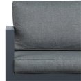 thumbnail image 5 of Afuera Living Contemporary Aluminum Patio Loveseat in Gray, 5 of 6