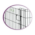 thumbnail image 2 of Midwest 8 Panel Black Exercise Pen with MAX Lock Door, 2 of 4