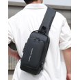 thumbnail image 7 of Sling Bag for Men Anti-Theft USB Crossbody Backpack Waterproof Chest Daypack, 7 of 7