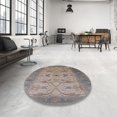 thumbnail image 4 of Ahgly Company Machine Washable Indoor Rectangle Industrial Modern Sandstone Brown Area Rugs, 3' x 5', 4 of 7