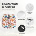 thumbnail image 6 of Lsque Flowers Birds And Butterflies Printed Women's Running Shorts with Liner Pockets,Elastic Quick Dry Workout Athletic Gym Yoga Shorts,Womens High Waist Shorts-Large, 6 of 9
