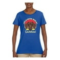 thumbnail image 2 of Wild Bobby, Life is Better with My Daschund Cute, Dog Lover, Women Graphic Tee, Royal, XX-Large, 2 of 4