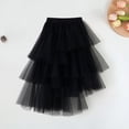 thumbnail image 2 of Zanarzt Baby Girl Tutu Toddler Tutus for Girls Tutu Layers Girls Tutu Skirt Kids Tutu Girls Tulle Ballet Dance Tutu Long Skirt Black,9-10 Years, 2 of 6