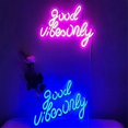 thumbnail image 4 of Pink Good Vibes Neon Sign - Neon Lights for Bedroom, LED Neon Signs for Wall Decor, 4 of 4