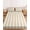 Misty Silver, variant on Twin XL Size Fitted Sheet Set - Brown Stripes 2 Piece Bedding Sets 16" Deep Pocket Fitted Sheet with 1 Pillowcases, Farmhouse Vintage Lines Rustic Geometric Brushed Microfiber Hotel Luxury Bed Sheets