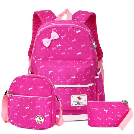 Kids Backpack Ver 3 In 1 S Boys School Bag Waterproof Nylon Shoulder Daypack Polka Dot Bookbags Backpacks Cell Phone Messenger