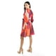 thumbnail image 2 of Vestido abstracto con cinto Roman Fashion /Juvenil, 3825 (Rojo) rojo G, 2 of 5