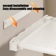 thumbnail image 4 of Xihbxyly Toallero de Baño, Organizador Plegable de Pared, Gran Capacidad, Diseño de Gancho Que Ahorra Espacio, Versátil para Baño, Cocina y Dormitorio, Beige/Gris, 40 X 31,5 Cm, 4 of 6