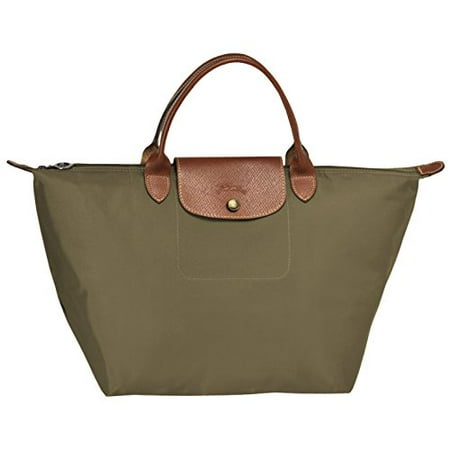 LONGCHAMP LE PLIAGES TOP HANDLE MEDIUM KHAKI