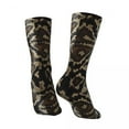 thumbnail image 4 of SnakeSkin Socks Vintage Print Gothic Stockings Women Men Comfortable Outdoor Socks Autumn, 4 of 7