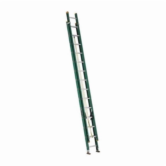 Louisville 28 ft Fiberglass Extension Ladder, 225 lb Load Capacity FE0628