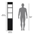 thumbnail image 3 of Black Painted Look - Shelving Adaptable Feature - Living Room - FSC Certified Wood, 3 of 3