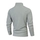 thumbnail image 5 of Blusa y camisa de cuello alto de manga larga para hombre, estilo británico, estilo retro, con cremallera, manga larga, jersey de temperamento, blusa de poliéster para hombre, 5 of 8