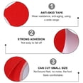 thumbnail image 4 of FUEENIRVA Bandes de Sécurité Rouges en PVC pour Cabines de Douche 1Ensemble, 4 of 4