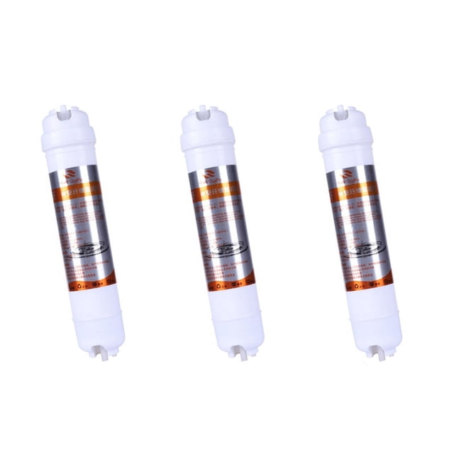 3X Filtro Purificador de Agua de 8 Pulgadas y 1/4 Pulgadas Elementos de Filtro de ConexióN RáPida Membrana de UltrafiltracióN UF Elementos de Filtro Integrados