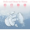 thumbnail image 5 of Hands Free Breast Pump, Wearable Breastfeeding Pump, Portable Electric Breast Pump with 24mm Flange, Wireless Breast Milk Pump, Extractor de Leche Materna Electrico 3 Modes 9 Levels 2 Pack Pink, 5 of 7