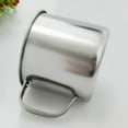 thumbnail image 3 of Qianha Mall Stainless Steel Coffee Cup with Handle 1 Pc Camping Cup 6.7oz Stainless Steel Espresso Cups,Metal Shot Glasses Tea Mug Cup Great for Outdoor Events Picnics Party, 3 of 7