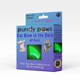 thumbnail image 2 of Purrdy Paws Lot de 40 Embouts d'Ongles Souples pour Griffes de Chat Vert Phosphorescent Moyen, 2 of 4