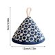 thumbnail image 4 of Cubierta de mango de olla de bordado floral | Guante aislante triangular de algodón | Pinza para maceta de tela a prueba de quemaduras | Lindo protector de calor de cocina | 1 pieza | 4.72x3.5, 4 of 7