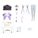 thumbnail image 4 of Peluca de disfraz de Fu Xuan Cosplay Honkai Star Rail Cosplay Juego de anime Honkai Cosplay Fuxuan Fiesta de Helloween para mujeres y niñas, 4 of 5