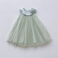 thumbnail image 5 of Dxzfnsa Princess Girls Dresses Girls Fashion Halter Neck Sleeveless Solid Color A-line Mesh Dresses Summer Comfortable Flared Swing Dresses, 5 of 5