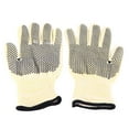 thumbnail image 1 of Guantes para parrilla de barbacoa, resistentes al calor hasta 800 °C, aislantes, resistentes al fuego, profesionales para hornos de fogata., 1 of 14