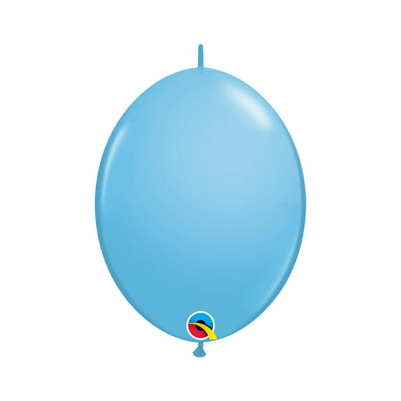 Qualatex Qualatex Pale Blue Quick Link Latex Balloons, 12 inch (50pc Set) Party Supplies and Decorations
