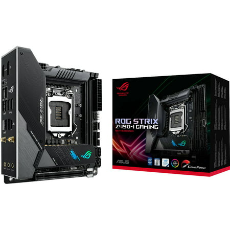ASUS ROG STRIX Z490-I Gaming Motherboard Innovative Active Cooling (Best Cheap Motherboard For Gaming 2019)
