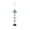 Blue B, variant on Wooden Sailboat Wind Chime Pendant Blue Ocean Nautical Decor Hanging Ornament 1 Pack
