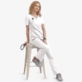 thumbnail image 1 of LYMAYTER Scrubs Nurses for Women Medical Uniform Nurses Uniforms Solid Color Scrubs Nurses S-2XL, 1 of 2