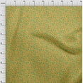thumbnail image 4 of oneOone Velvet Yellow Fabric Tropical Sewing Material Print Fabric By The Yard 58 Inch Wide, 4 of 5