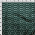 thumbnail image 4 of oneOone Cotton Poplin Dark Green Fabric Geometric Sewing Fabric By The Yard Printed Diy Clothing Sewing Supplies 56 Inch Wide, 4 of 4