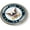 Semi-Flexible Aluminum Bezel, variant on BestLicensePlateFrames - U.S. Navy Dad 3D Domed CAR Emblem Badge Sticker Flexible - Official U.S. Navy Licensed Product