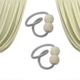 thumbnail image 3 of 2 Pcs Pearl Curtains Window Curtain Holders Curtains Magnetic Tie Drapes Clips Curtain Holdbacks, 3 of 3